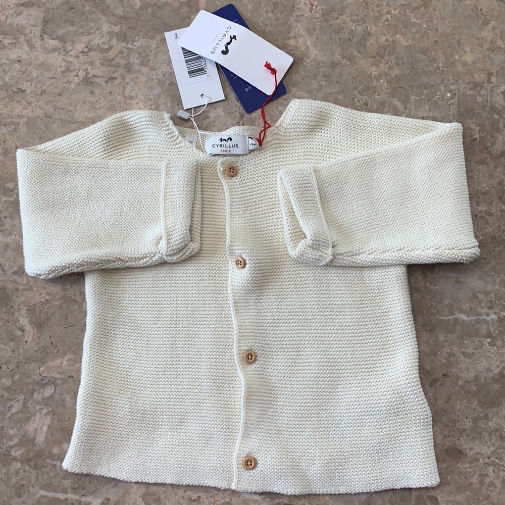 NEW WITH TAGS! Cyrillus cardigan sweater